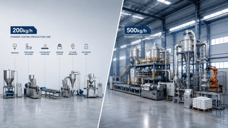 200kgh vs 500kgh Powder Coating Lines How to Choose