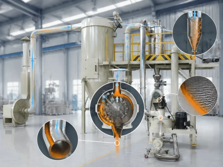 How to Prevent Powder Buildup Inside an ACM Mill