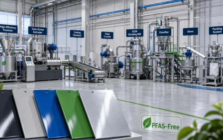 PFAS-Free Powder Coatings Manufacturing Challenges and Equipment Considerations