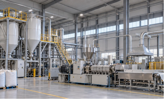modern industrial production line
