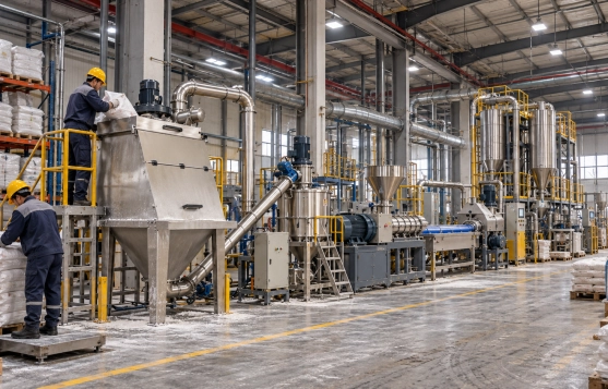 Powder Coating Raw Material Handling From Bag Dumping to Batching